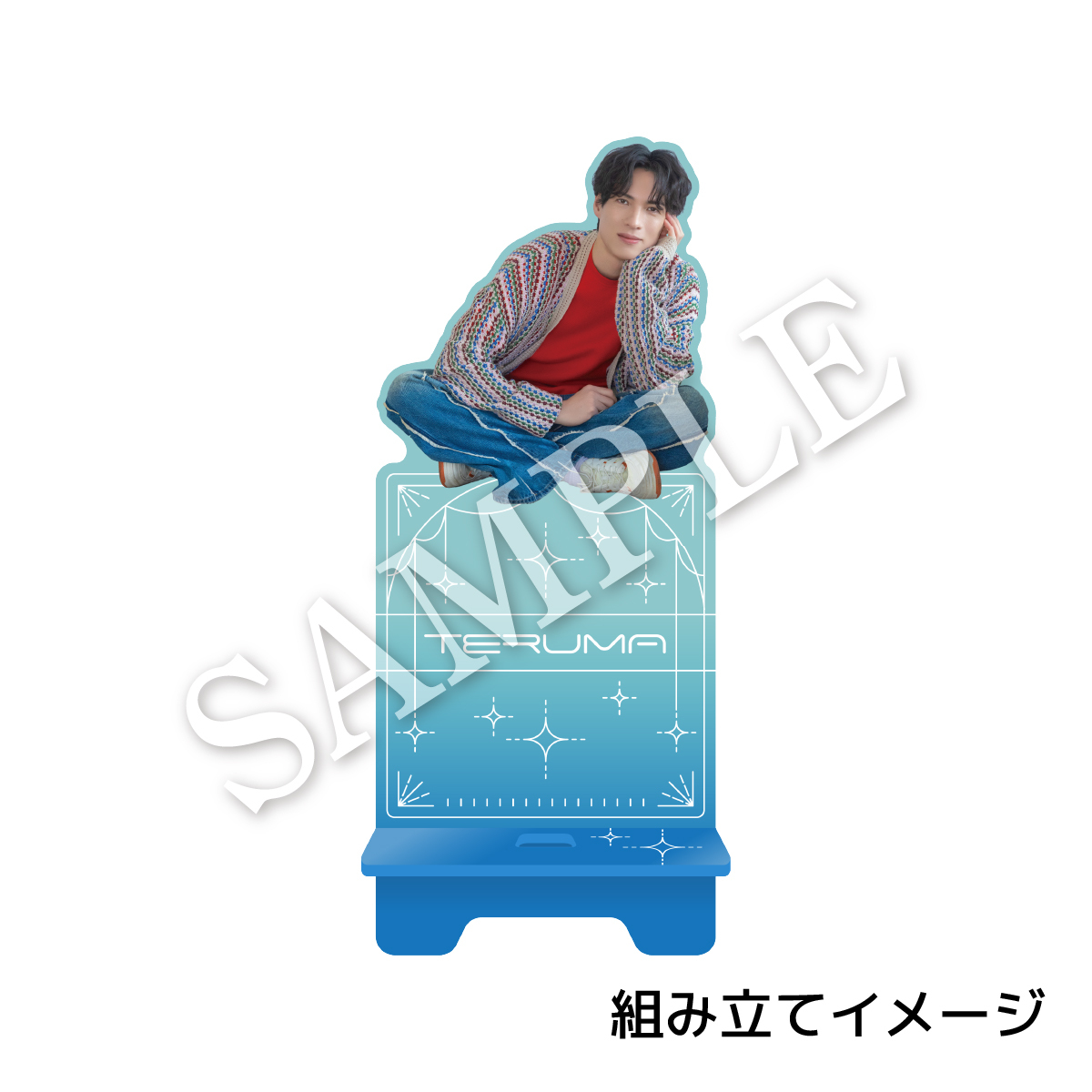 アクリルスマホスタンド